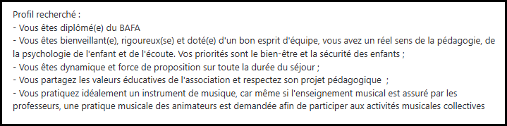 Capture du passage musical